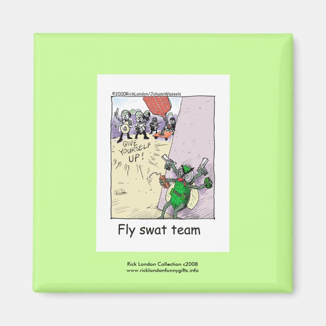 Imán Personalizado De Policía Vuela En El Equipo De Swa (Frente)