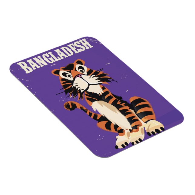 Imán Personalizado de poster de viajes de Bangladesh Vi (Lado Derecho)