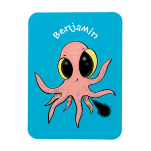 Imán Personalizado de pulpo para bebés, dulce y descara