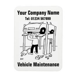 Imán Personalizado de servicios y reparaciones de autom