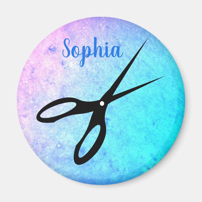 Imán Personalizado de tijeras de tijera (Frente)
