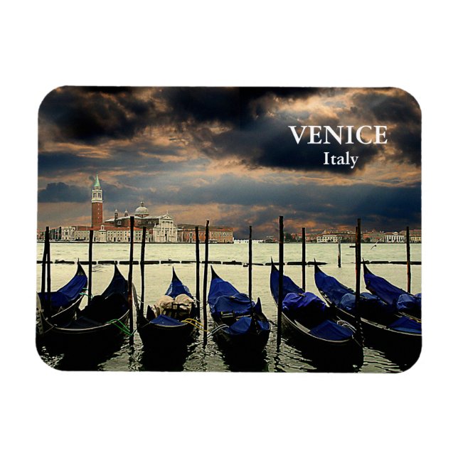 Imán Personalizado de Turismo de Viajes de Venecia Ital (Horizontal)