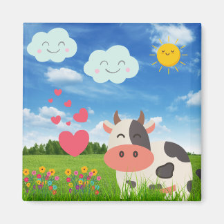 Imán Personalizado de vaca cuta