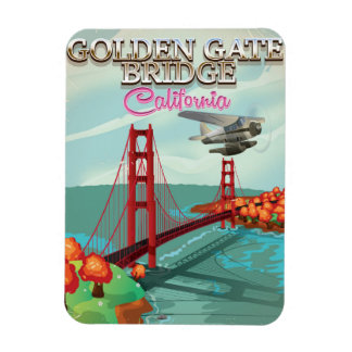 Imán Personalizado de viajes Golden Gate Bridge Califor