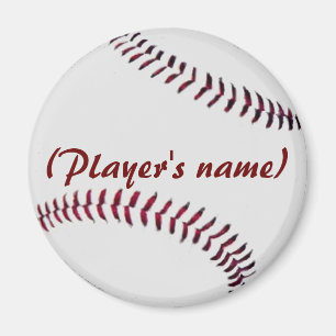 Imán personalizado del béisbol