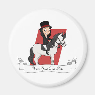 Imán Personalizado del caballista de avanzada