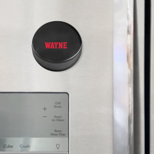 Imán personalizado del duende malicioso de hockey