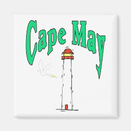 Imán Personalizado del faro de Cape May