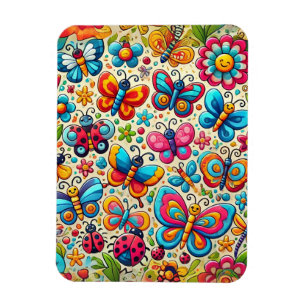 Imán Personalizado del jardín de mariposa