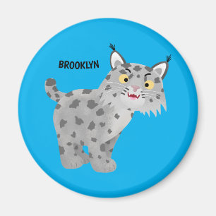 Imán Personalizado del lince del bobcat medio