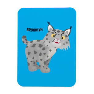 Imán Personalizado del lince del bobcat medio