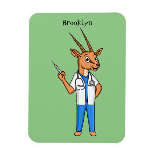 Imán Personalizado del médica del antílope de Gemsbok