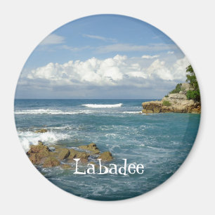 Imán Personalizado del paisaje marino de Labadee