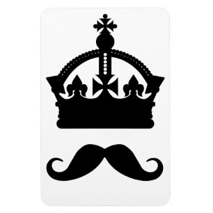 Imán personalizado del Rey de Mustaches