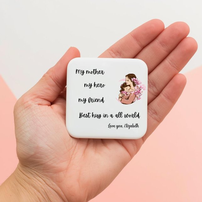 Imán Personalizado Día de la Madre Abrazo de Mamá (Subido por el creador)
