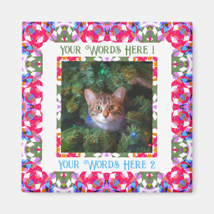 Imán Personalizado Divertido jolly Red Festivier primer