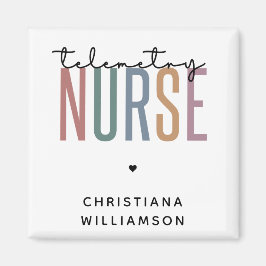 Imán Personalizado Enfermero de telemetría Regalos de E