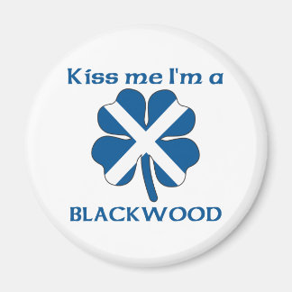 Imán Personalizado escocés besarme soy Blackwood