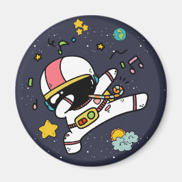 Imán Personalizado espacial astronauta