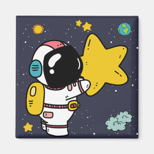 Imán Personalizado espacial astronauta