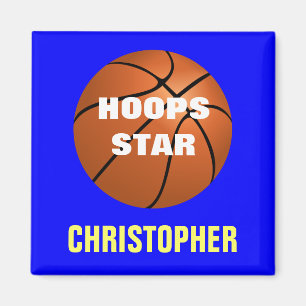 Imán Personalizado Estrella de Baloncesto