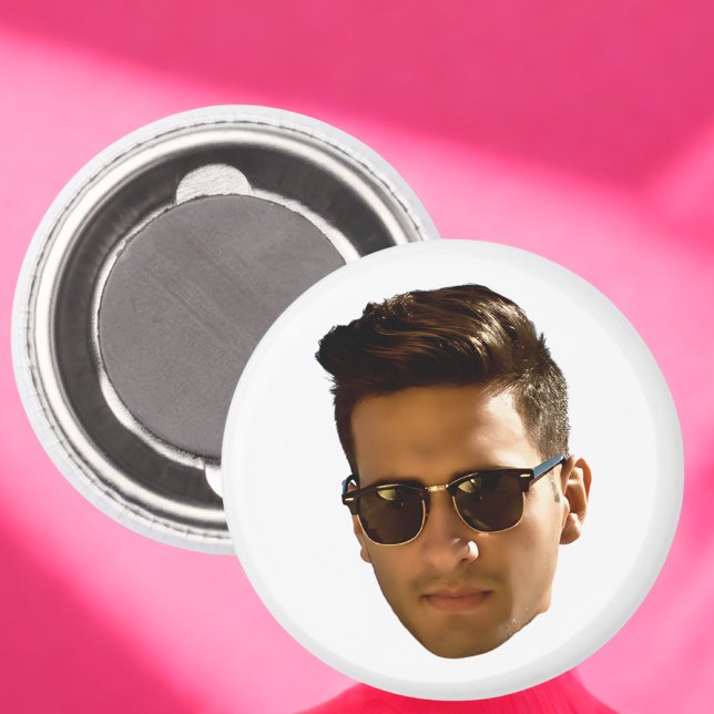 Imán Personalizado Face Cutout Bachelorette Party Cumpl (Subido por el creador)