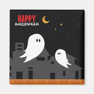 Imán Personalizado fantasmal de Halloween 