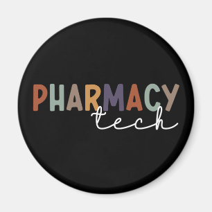 Imán Personalizado Farmacia Tecnología Retro Técnico Fa