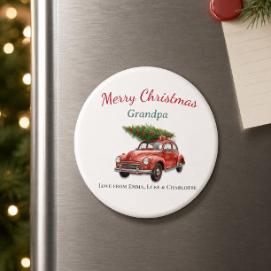 Imán Personalizado Feliz Navidad Abuelo