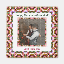 Imán Personalizado Feliz Navidad Foto Foto de Keepsake