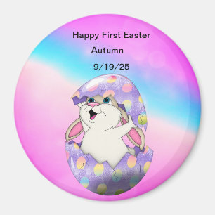 Imán personalizado Feliz Pascua