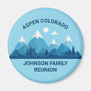 Imán Personalizado Fiesta de Reunión de la Familia de I