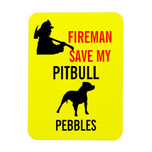 Imán Personalizado Fireman salva mi seguridad contra in