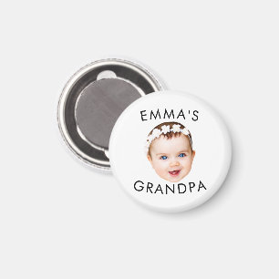Imán Personalizado Foto Face Mamá Abuela Abuela Cumplea