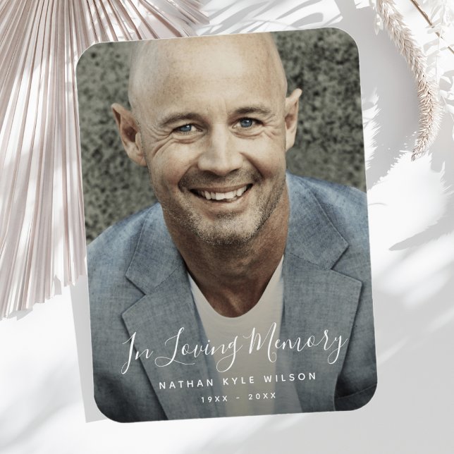 Imán Personalizado Foto Homenaje conmemorativo personal (Photo Memorial Magnet)