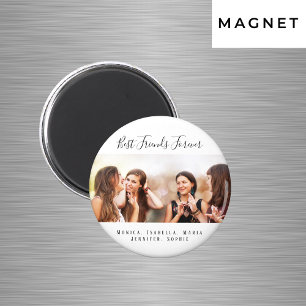 Imán Personalizado foto mejores amigos para siempre seg