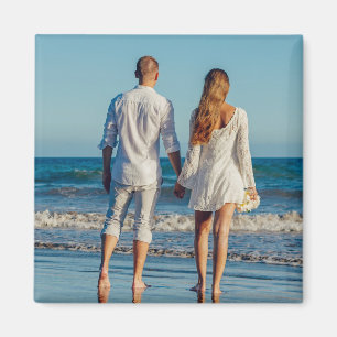 Imán Personalizado foto simple cadena de claves minimal