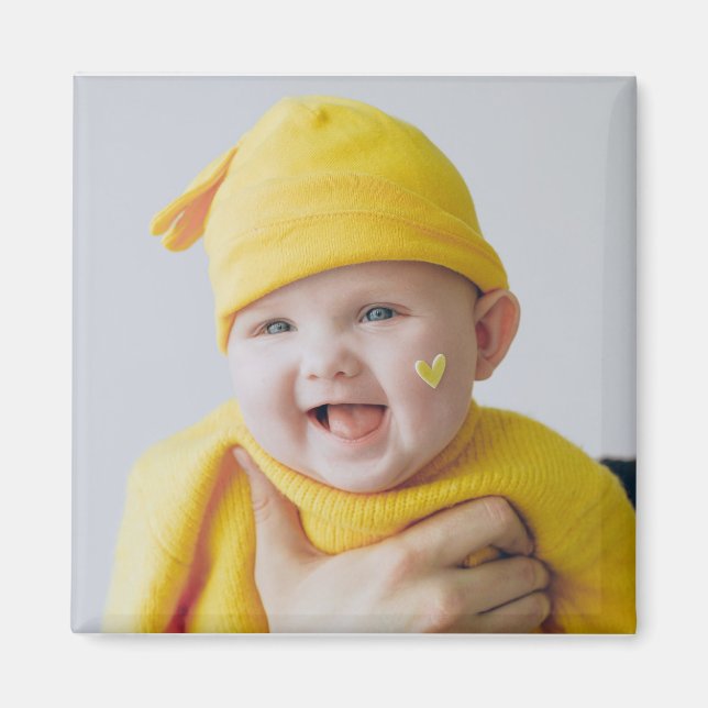 Imán personalizado fotográfico personalizado (Frente)