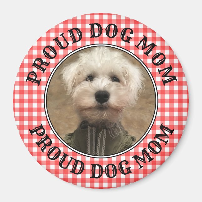 Imán Personalizado fotograma País Rojo Búfalo de verifi (Frente)