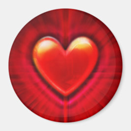 Imán Personalizado Gimnasio sangre gótico rojo corazón