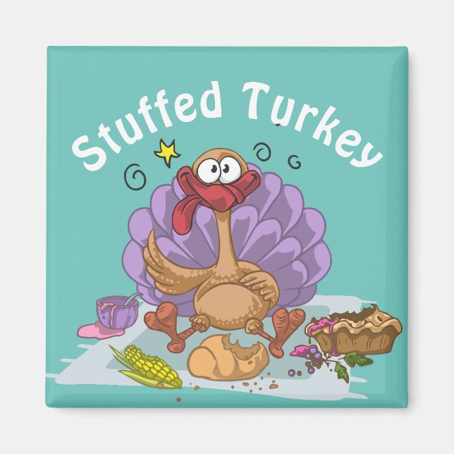 Imán Personalizado gracioso de Turquía (Frente)