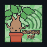 Imán Personalizado gritando arte de caracteres de Mandr<br><div class="desc">¡Echa un vistazo a esta adorable versión personalizado de Harry Potter de una raíz de mandrake bebé gritando!</div>