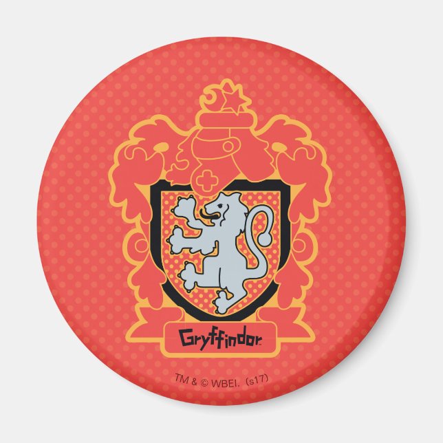 Imán Personalizado Gryffindor Escudo (Frente)