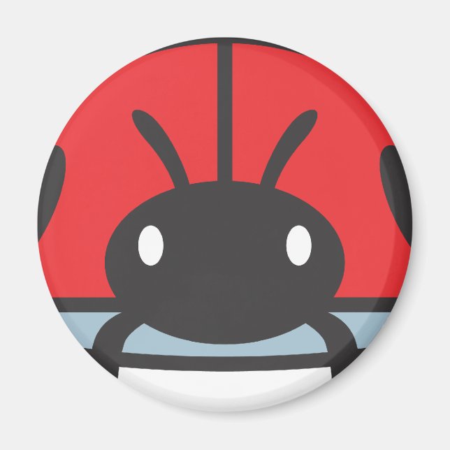 Imán Personalizado Guay Red Ladybug (Frente)