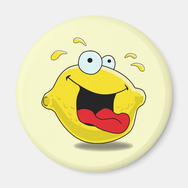 Imán Personalizado Happy Lemon Magnet (Frente)