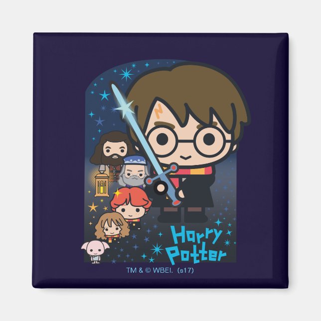 Imán Personalizado Harry Potter Cámara de Secretos Gráf (Frente)
