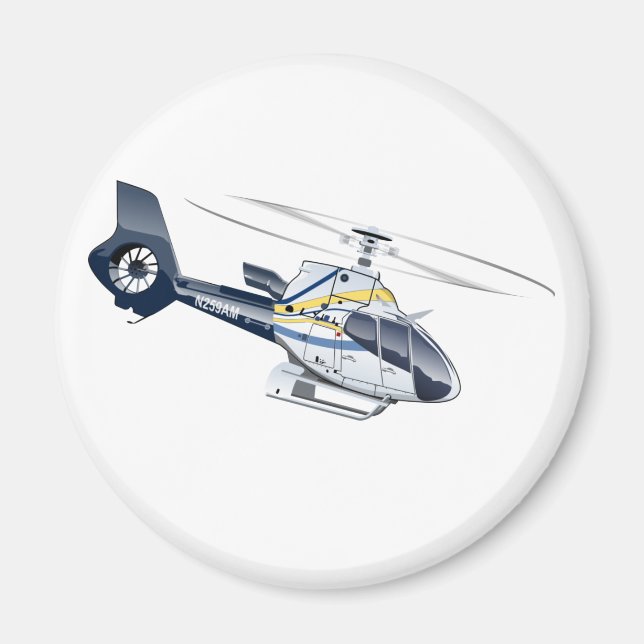 Imán Personalizado Helicopter (Frente)