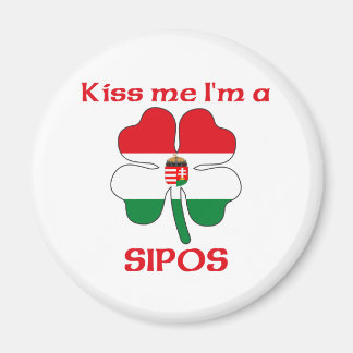 Imán Personalizado húngaro me besa a mí, soy simpatizan