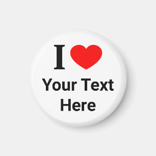 Imán Personalizado I ❤️ I AMO I CORAZÓN