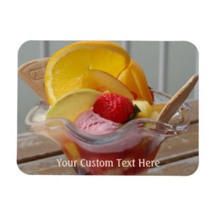 imán personalizado Ice Cream Sundae
